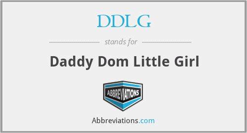 And daddy dom little DDLG: Daddy